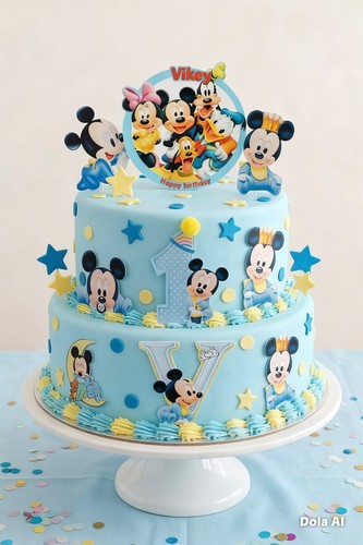 Mickey mouse cake topper - mouse,