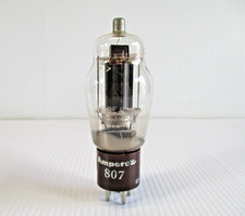 Amperex 807 Vacuum Tube Black