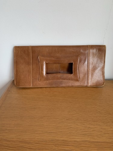 Vintage elgee leather clutch - vintage,