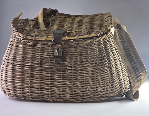 Vintage wicker fly fishing - wicker,