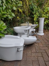 Sottini Wash Basin And Pedestal,Bidet, Toilet And Shower And Bath Taps