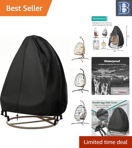 Black waterproof 420d - waterproof, egg
