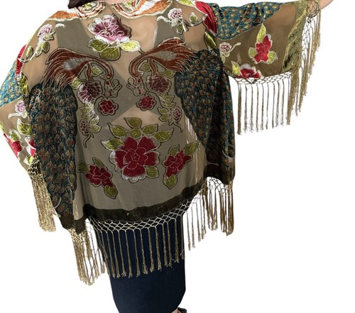 Velvet burnout fringe - burnout,