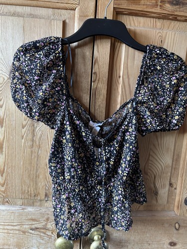 Topshop lace floral crop top - topshop,