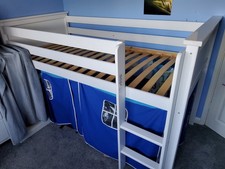Mid sleeper Bed Single White