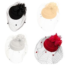 Ro Rox Net Bow Fascinator Hat