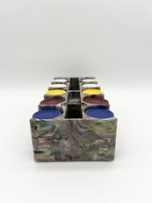 Vintage Poker Chip Tray Set