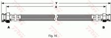 Flexible brake hose with