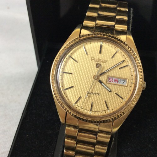 Pulsar quartz men - (seiko),