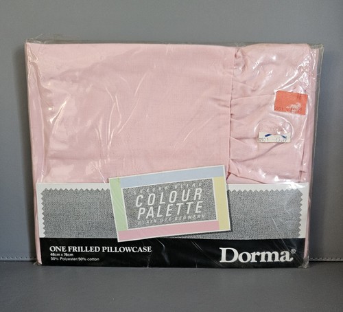 Dorma frilled pillowcase pink - frilled,
