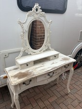 Dressing Table With Mirror - Shabby Chic