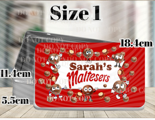 Personalised malteser tin any - personalised,