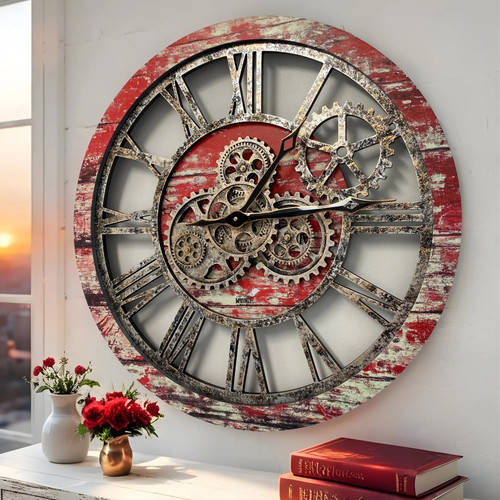 The gears clock america line - gears,