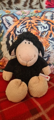 Nici black sheep plush soft - black,