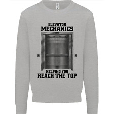 Elevator Mechanic Lift Engineer Mens Sweatshirt Jumper
