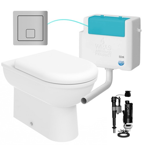 Back wall toilet shape - to, d