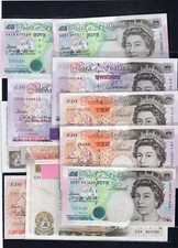 Bank of England banknotes 5 to