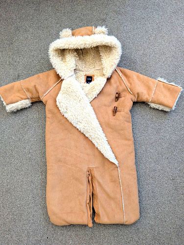 Babygap beige faux - beige, suede