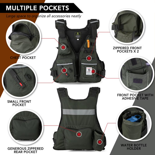 Men professional life jacket - men,