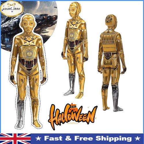 Star wars 3po mask jumpsuit - wars,