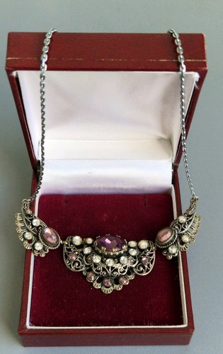 Vintage art deco czech silver - vintage,