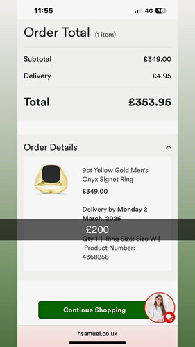 9ct yellow gold onyx - 9ct,