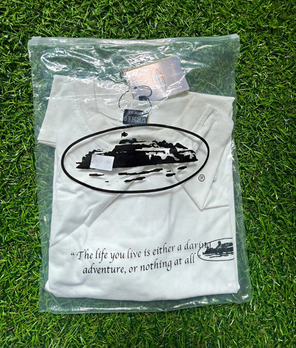 Corteiz white graphic print - corteiz,