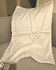 ALASKA BEAR 100% Mulberry Silk Pillowcase for Hair 50 x 75 cm, White Ivory 