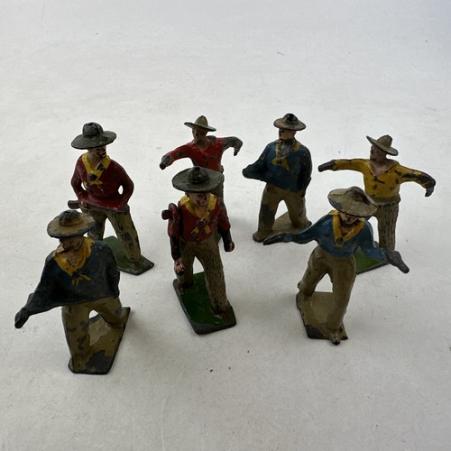Group vintage painted - a,