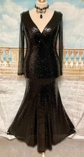 Black Sequin Dress 16 18