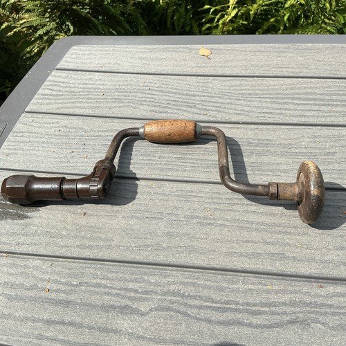 Vintage hand brace - drill, with