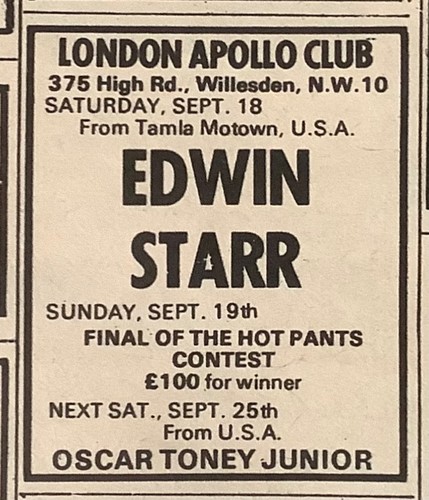 Edwin starr london - edwin, starr+london