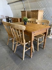 4ft solid pine kitchen dining - pine,