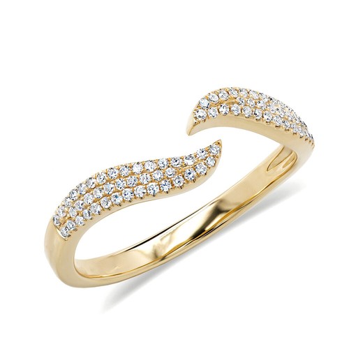 14k yellow gold diamond - yellow, claw