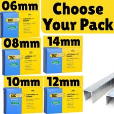 Tacwise Type 140 Series Staples 6-8-10-12-14mm fit Stanley G 4/11/140 Arrow T50