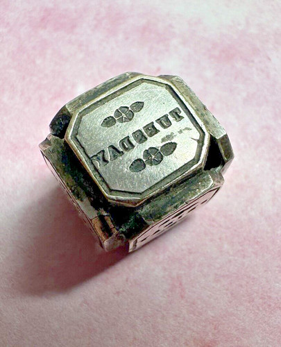 Georgian cube seal - days, of