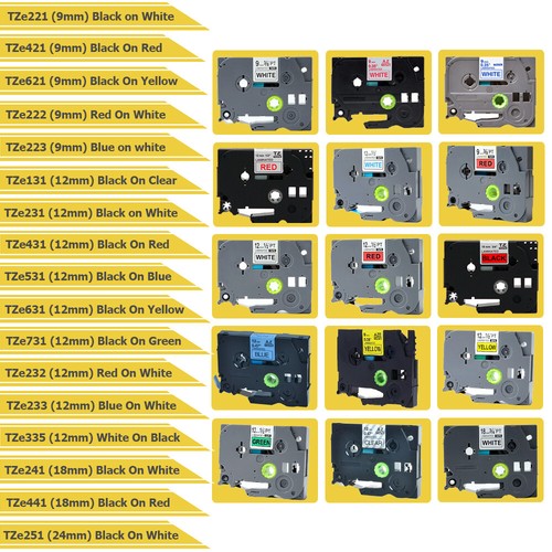 Label tape brother tze - 3,