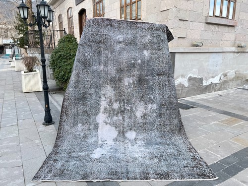 Vintage turkish oushak rug - oushak,