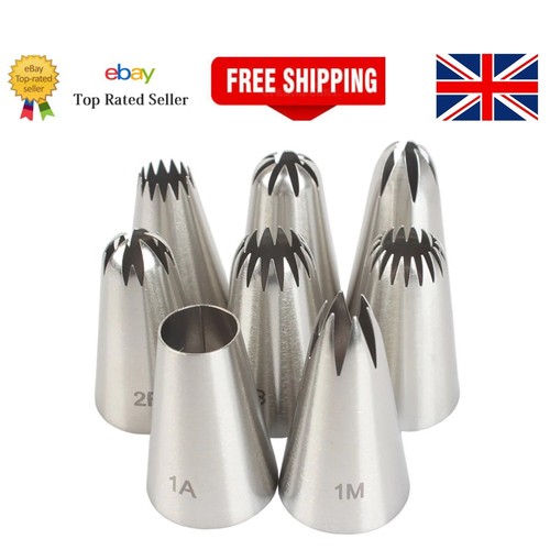 Icing tips set 8pcs - icing,