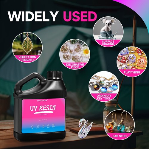 100 500 1000g - uv, resin