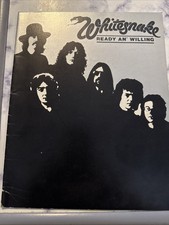 Whitesnake 1980 Ready and Willing Tour Concert Programme