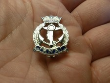 Vintage British Royal Navy Association Pin Badge Lapel RNA Service Navel