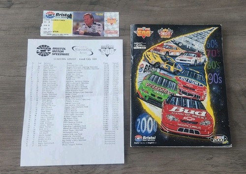 Nascar 2000 program bristol - 2000,