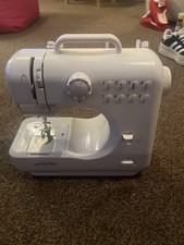 Prolectrix 8 Stitch Sewing Machine White 8 Stitch with Foot Pedal  Used Once
