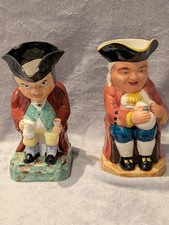 Pair of Vintage Hand Painted