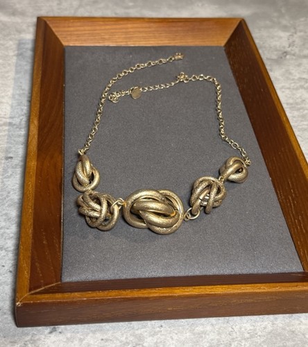 Vintage necklace chunky gold - necklace,