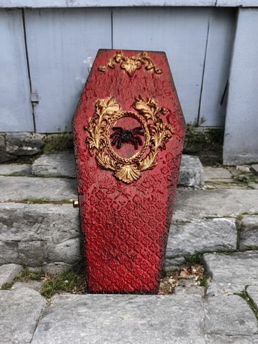 Spider wooden box tarot cards - wooden,