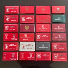 Arsenal Football Season Ticket Book Wallet YOU CHOOSE 1992 93 97 2003 04 05 2006