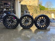 GENUINE Onyx 23" INCLUDING TYRES ! ! Alloy Wheels from Range Rover Land Rover