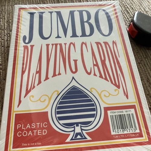 Jumbo oversized playing cards - jumbo,